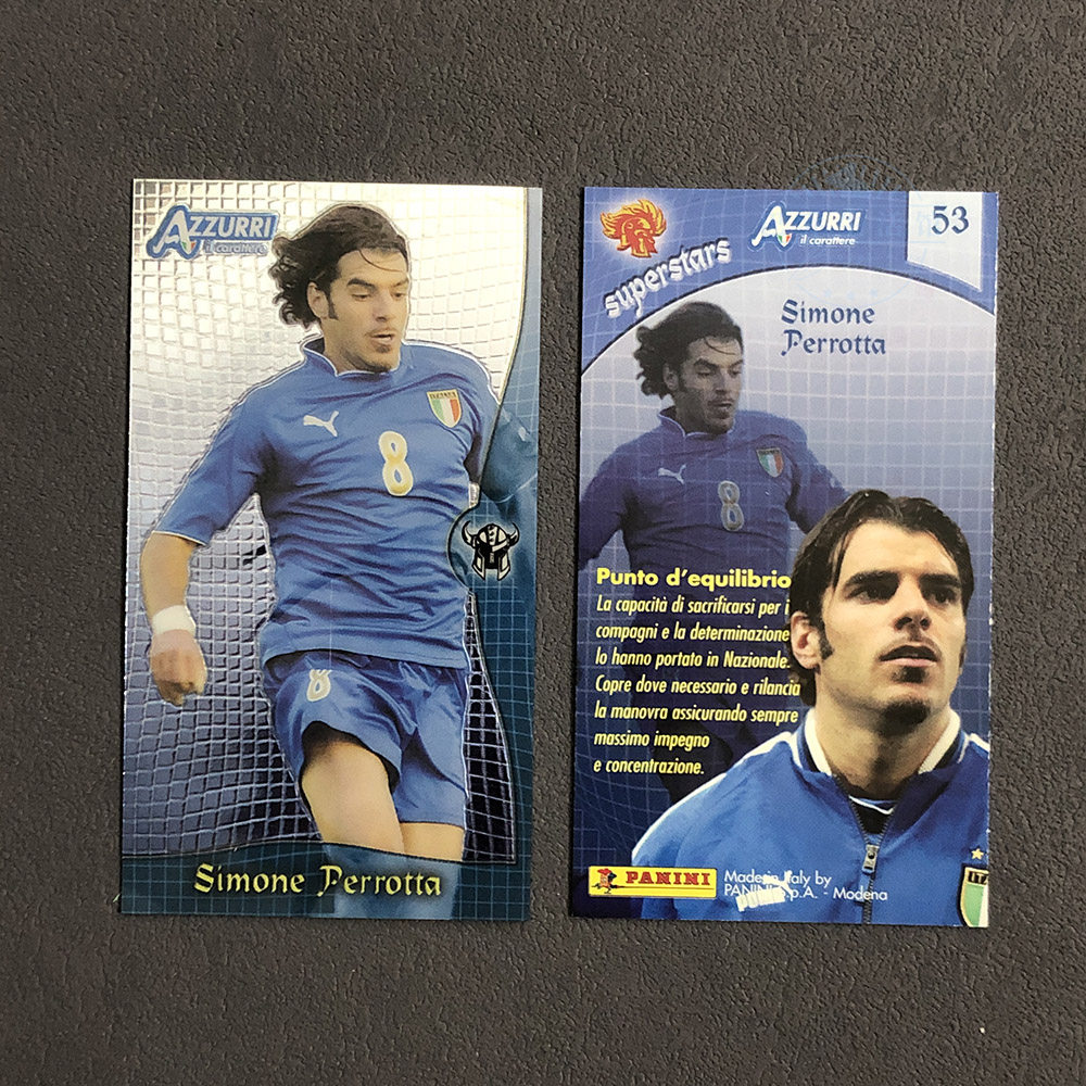 托蒂 totti 53 panini帕尼尼2004意大利国家队azzurri球星卡官方