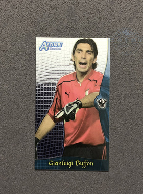 49布冯Panini帕尼尼2004意大利国家队AZZURRI球星卡官方buffon