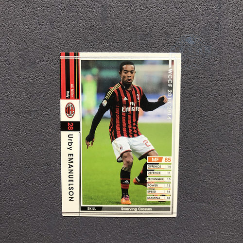 137埃马努埃尔森ac米兰panini帕尼尼2013球星卡2014意甲WCCF官方