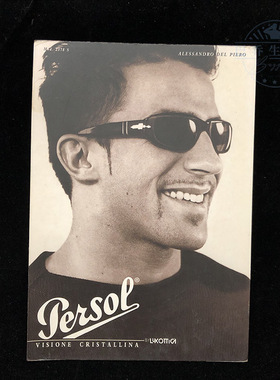 皮耶罗 球星卡明信片促销广告 del piero意大利足球 意甲尤文图斯