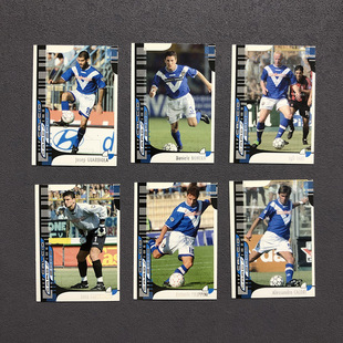 巴乔球星卡2001意甲2002帕尼尼panini布雷西亚官方足球瓜迪奥拉