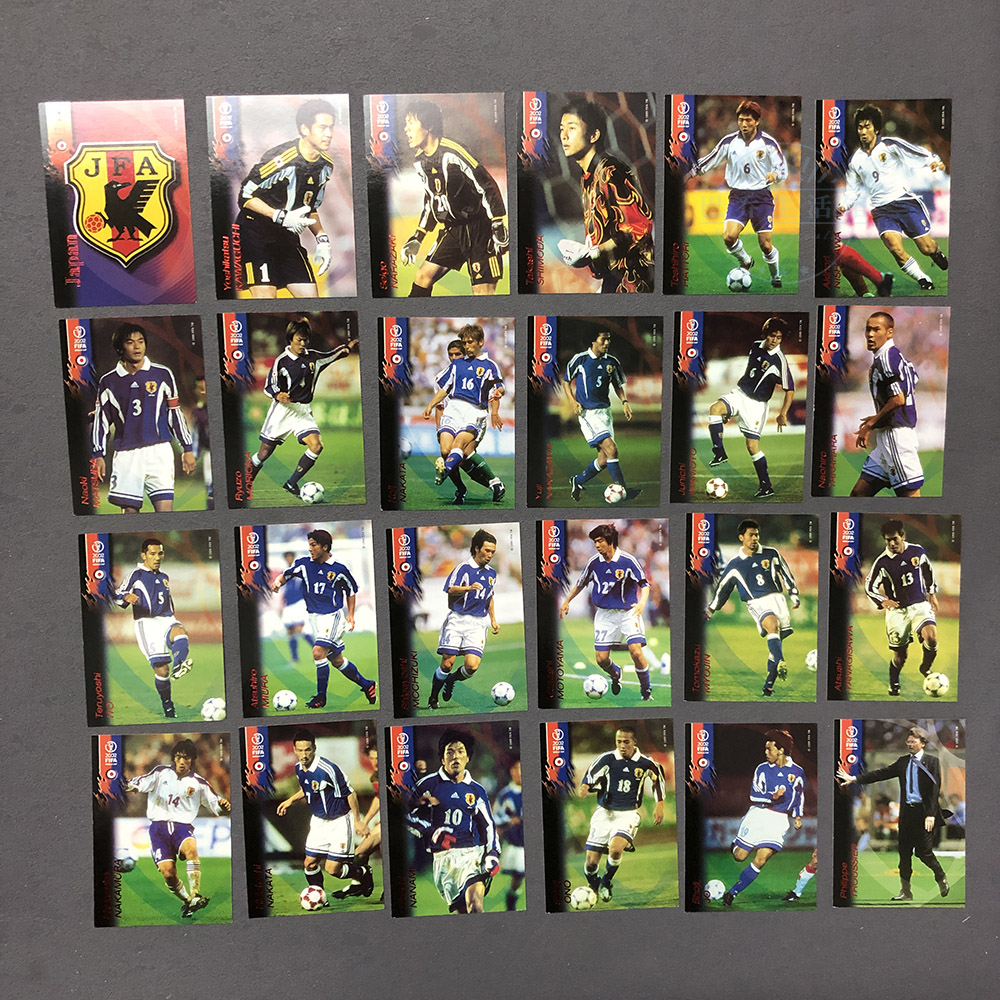 帕尼尼PANINI球星卡足球 2002世界杯四国版 日本国家队jfa