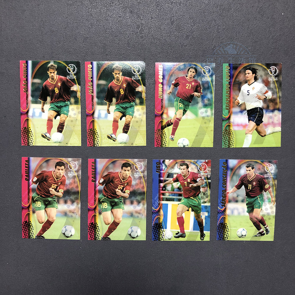 帕尼尼PANINI球星卡2002世界杯官方足球迷收藏 葡萄牙 菲戈 平托