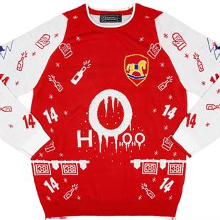 圣诞节礼物足球迷cfs非球衣英超阿森纳2004不败纪录49 毛衣针织衫