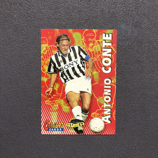 孔蒂 官方球星卡尤文图斯欧版1996意甲97足球1997帕尼尼panini