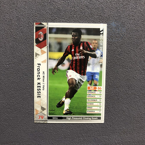 104凯西ac米兰panini帕尼尼2017球星卡2018意甲WCCF官方足球迷