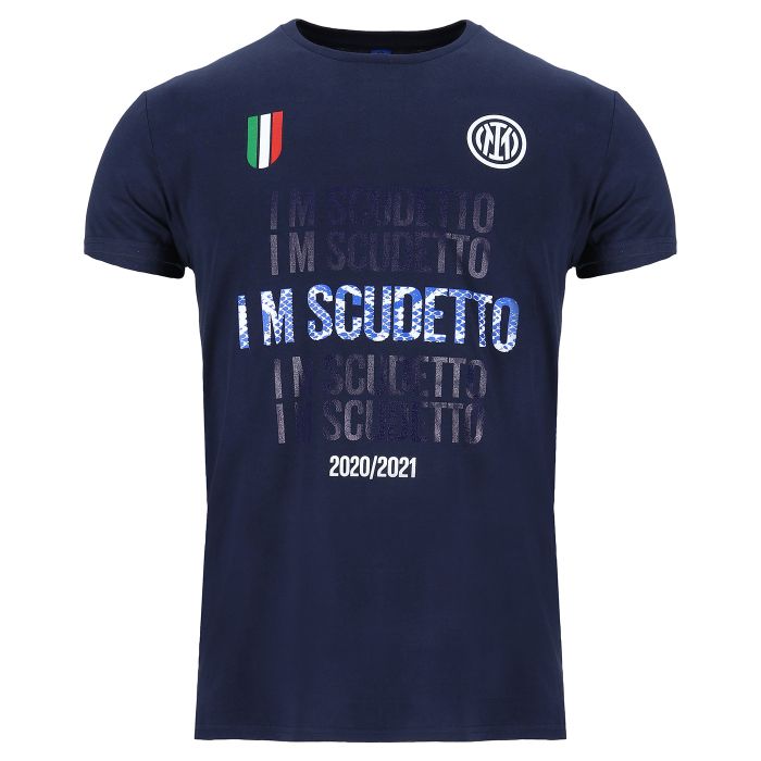 国际米兰2020/2021意甲冠军19纪念T恤Inter非球衣I M Scudetto