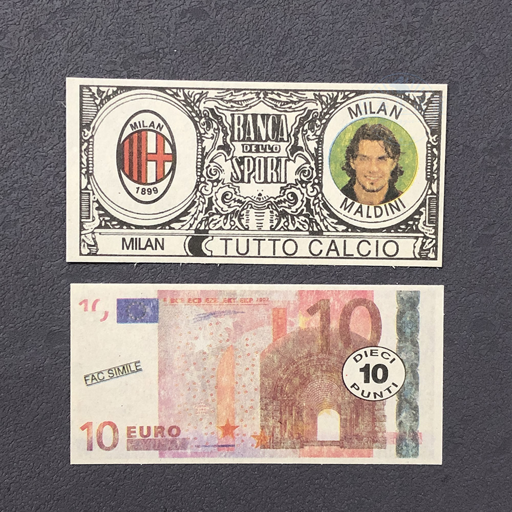 马尔蒂尼ac米兰贴纸tutto calcio足球2005意甲banca dello sport