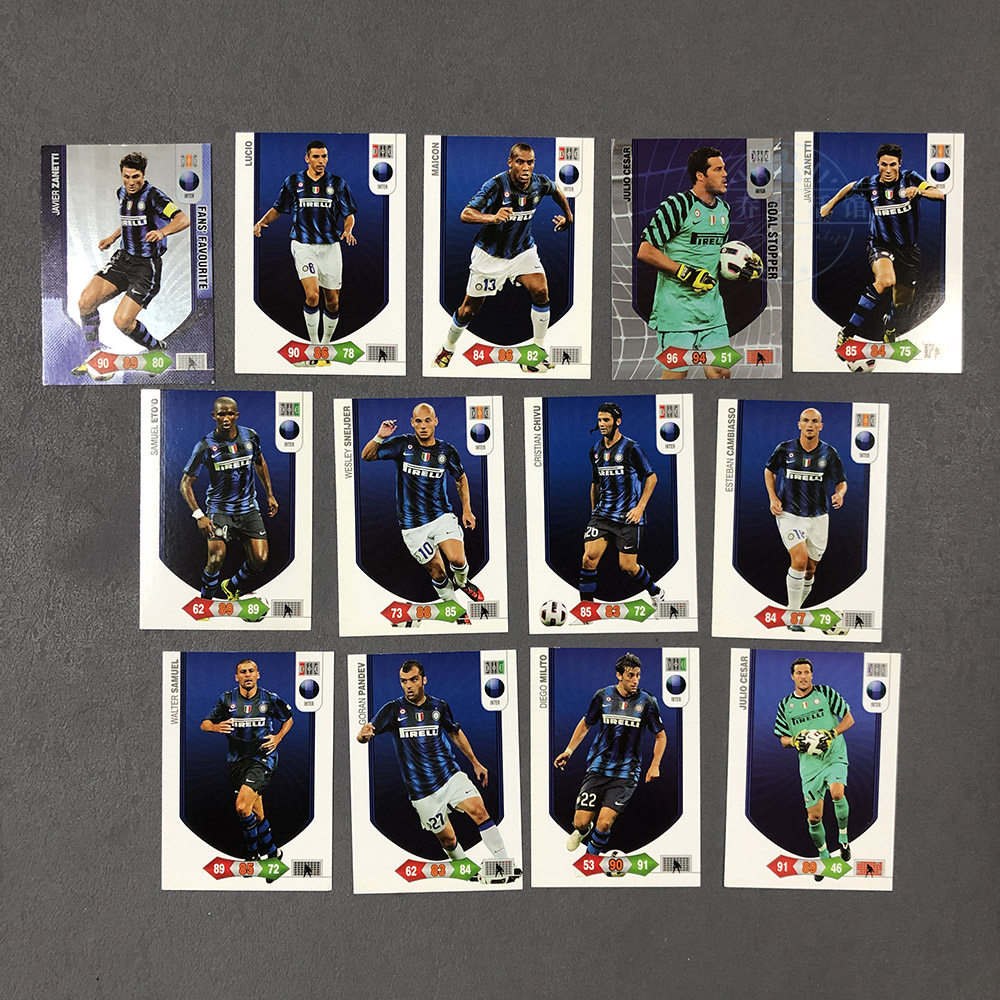 国际米兰panini帕尼尼2010球星卡2011大利意甲萨内蒂斯内德米利托
