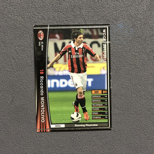 171蒙特利沃ac米兰panini帕尼尼2012球星卡2013意甲WCCF官方足球