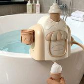 宝宝洗澡玩具婴幼儿浴室沐浴儿童仿真冰淇淋泡泡制造机戏水玩具