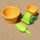 儿童沙滩玩具车套装 海边挖沙玩沙铲子工具宝宝洗澡戏水软胶水桶