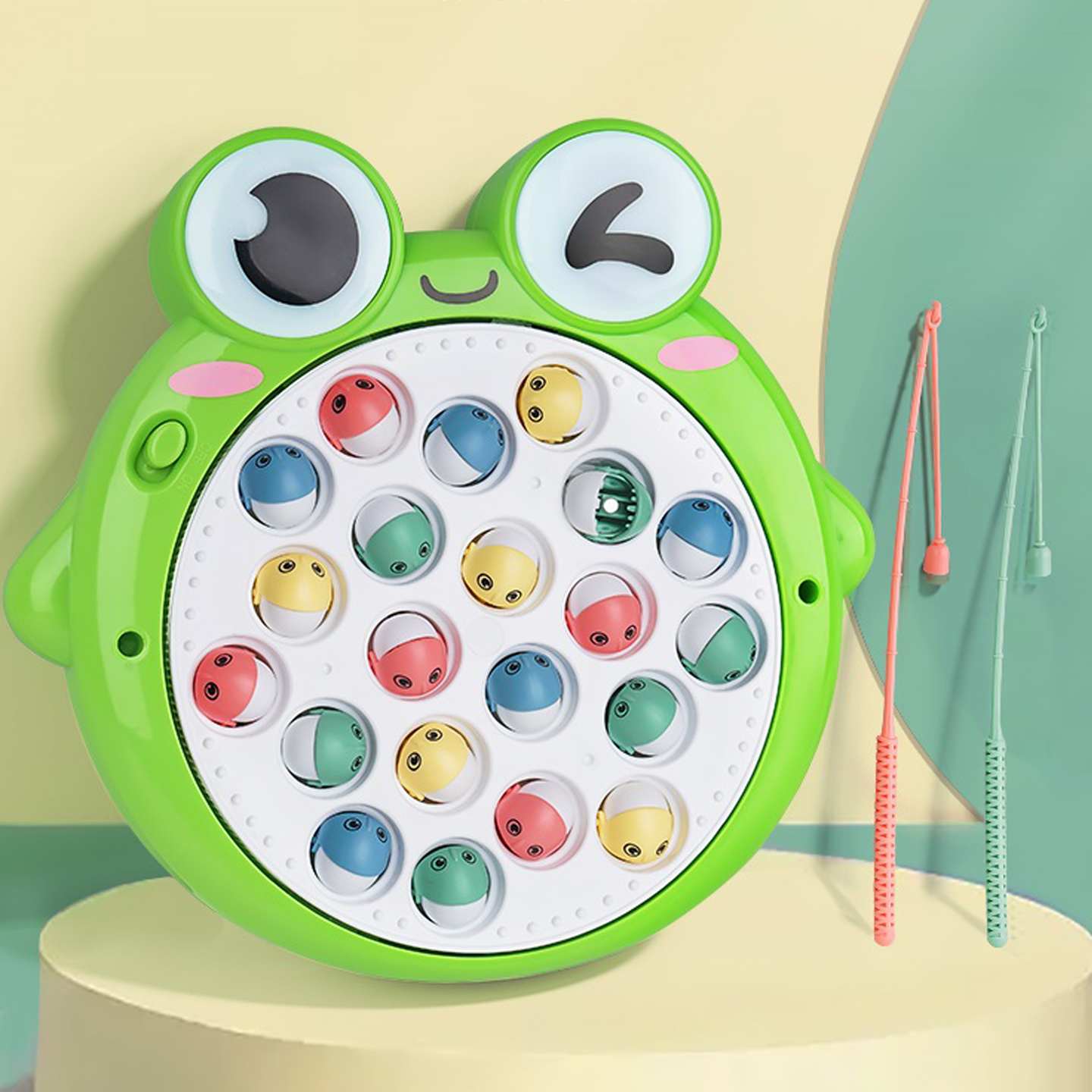 儿童磁性钓鱼玩具宝宝电动钓鱼竿