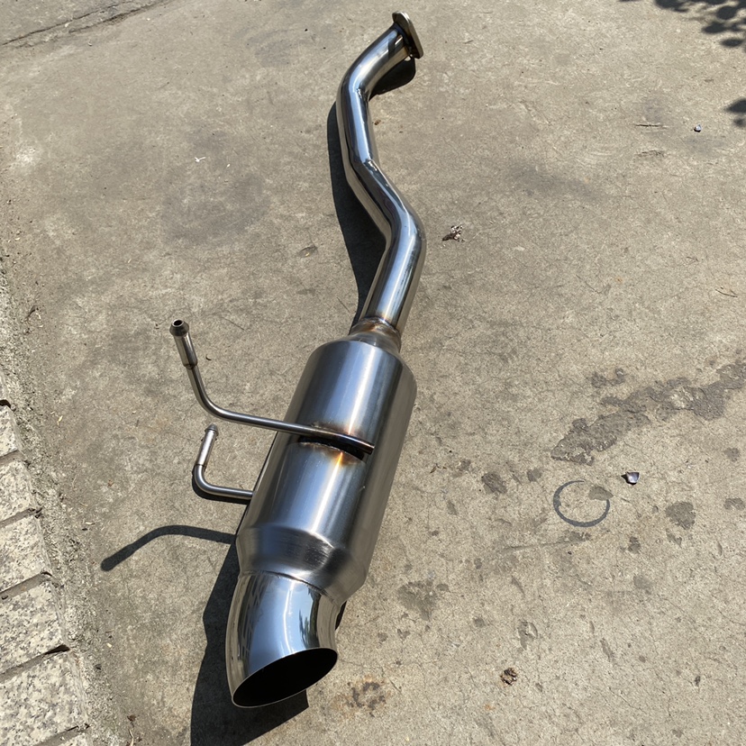 飞度gk5改装直通空心排气管