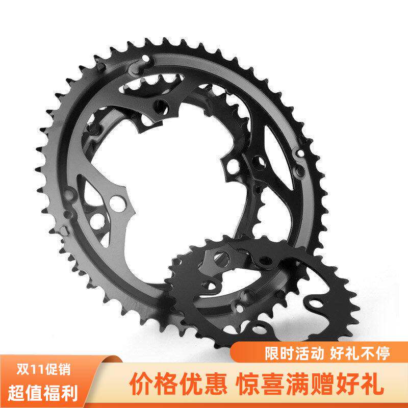 3牙盘104BCD48T小盘38T山地车片式牙盘三齿片28T 大盘中盘