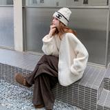 新品主推款大货简约风皮毛一体加厚外套907-P185-K278，女装皮草，菡迪欧娜