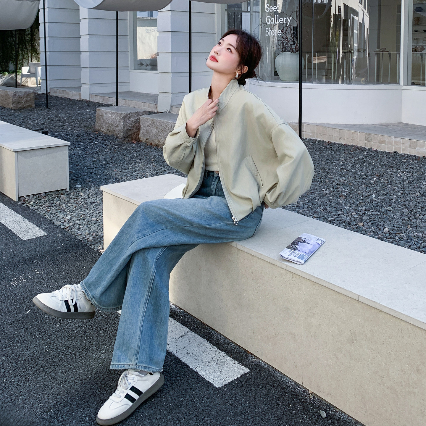 [大货】皮衣夹克外套2C075-26019-P165-K268,女装皮衣,2C075