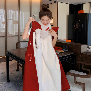 现货主推 附买家秀呢料派克服加绒珍珠扣2C075-089A-P215-控298，女装毛呢外套，菡迪欧娜