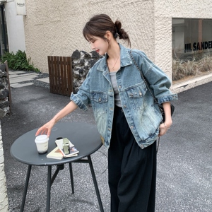 【大货】 又a又飒水洗高级感牛仔外套 26020-P145-K238图片