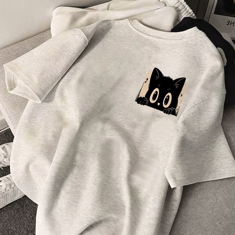 美式潮牌重磅纯棉创意图案印花半袖上衣夏季男女百搭打底短袖t恤,男装,T恤,淘宝优惠券,粉丝福利购,淘宝优惠卷