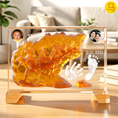 吉祥童子宝宝出生礼物定制手足印手脚印婴幼儿纪念品八骏马2026