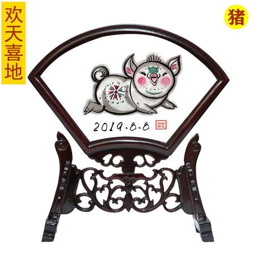 新生儿宝宝满月理发定制作胎毛绣
