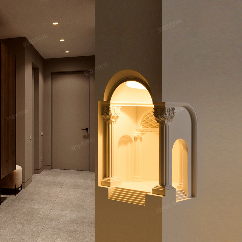 设计师都在推荐的石膏壁灯转角灯