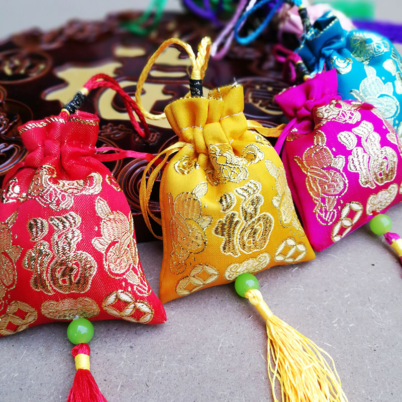 端午随身多种颜色香包袋七彩福袋空袋 义乌香囊袋供货生产厂家