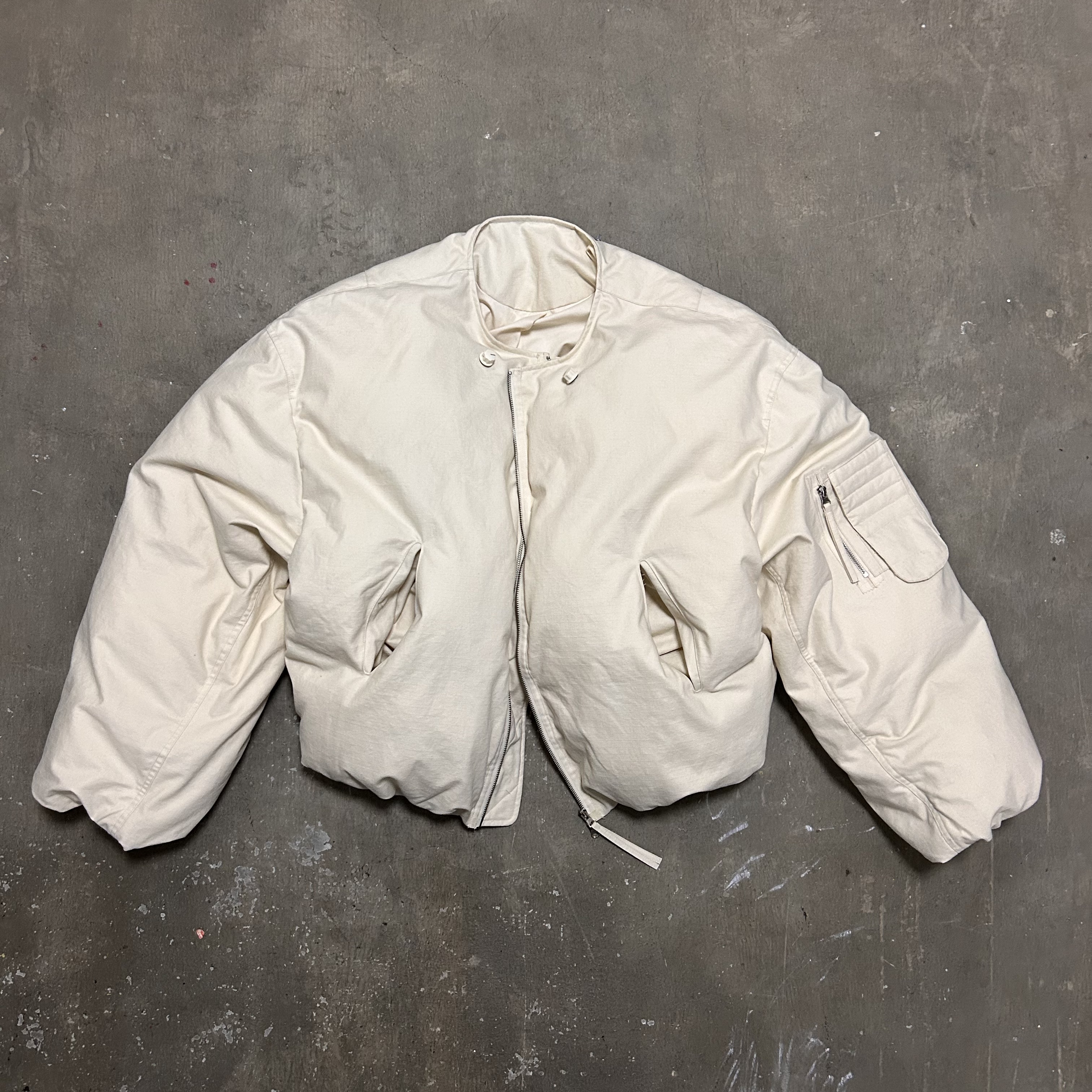 LIFEGOESON 25AW jacket'White Wall'bomber 棉服“白墙”太空服