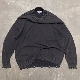 25AW Distressed sweater LIFEGOESON 褪色洗水破坏针织毛衣 黑色