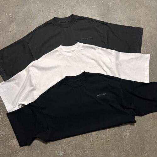 小高领短袖6分袖体恤Tee