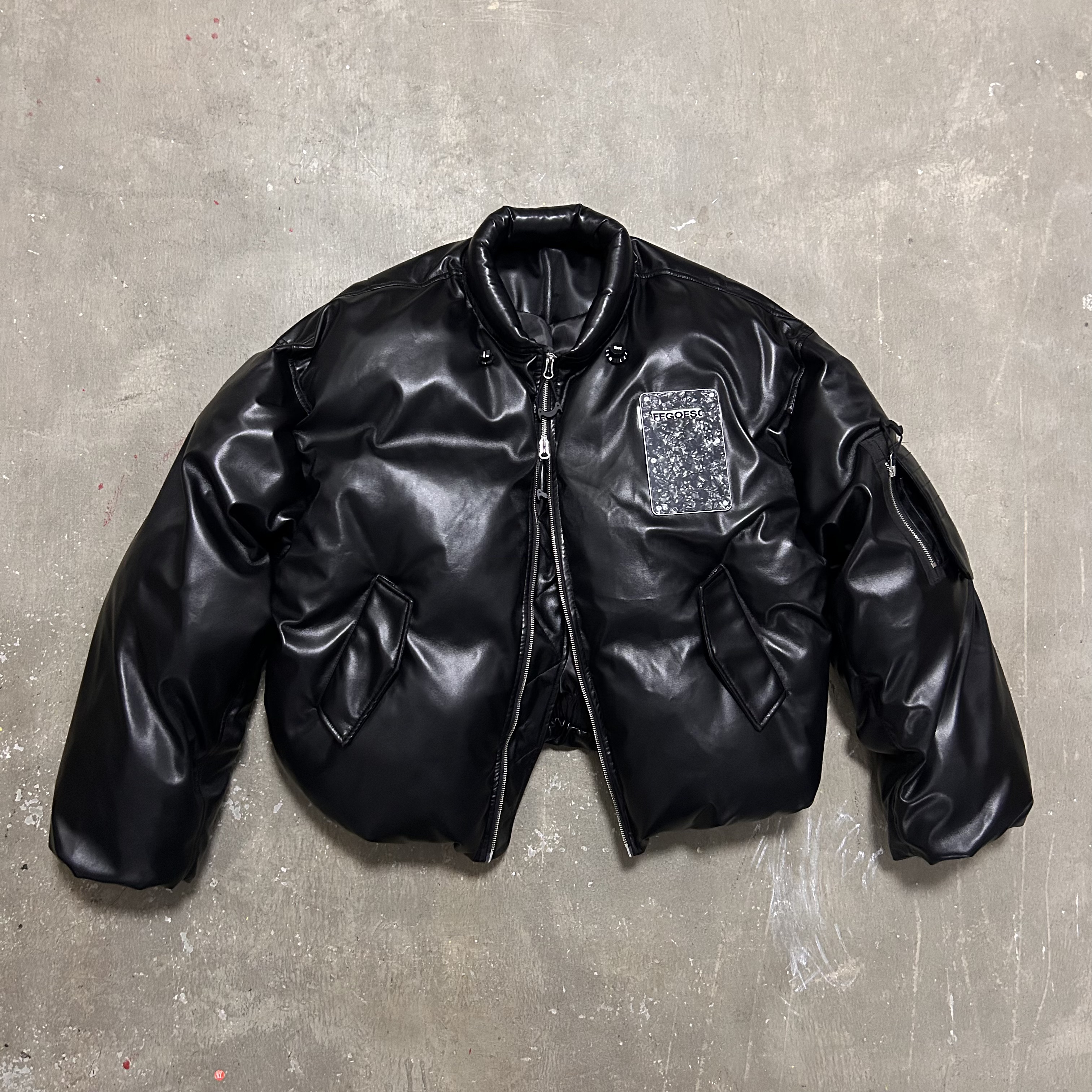 棉服“黑胶唱片”太空服面包服