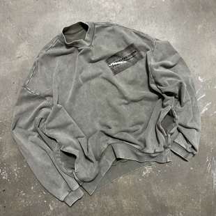 Batik Sweatshirt Washed Neck 半高领插袋卫衣 Round LIFEGOESON