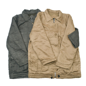 好好造 外套2007 夹克Vintage保暖长袖 美式 复古做旧夹棉麂皮绒猎装