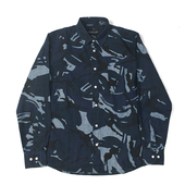 外套潮 蓝迷彩 5110 衬衫 日常休闲宽松长袖 美式 复古舒适水洗工装