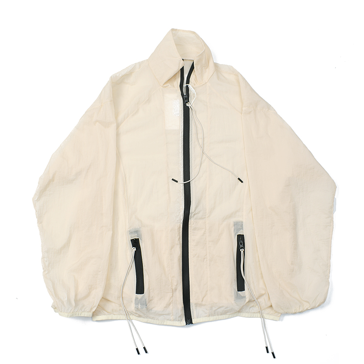 纤薄防晒 基础款两色舒适面料风衣 日常休闲宽松大码男女外套潮92