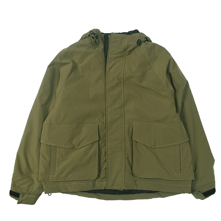 日式复古工装连帽夹克