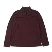 半拉链立领 小众复古舒适面料套头T恤日常休闲宽松打底套头Tee872