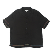 衬衣 五彩线绣 602 衬衫 休闲宽松短廓版 民族风古巴领薄款 舒适短袖