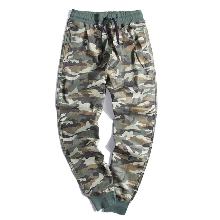 美式街頭薄款面料軍事迷彩抽繩束腳褲 慢跑Jooger收口闊腿紮腳褲在類目 男裝, 休閒褲中 - 來自Buy2taobao.com提供專業的淘寶代購服務