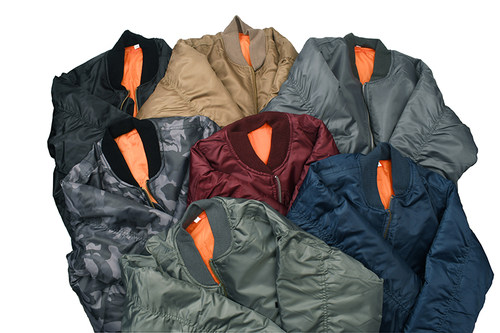 美式复古经典飞行夹克