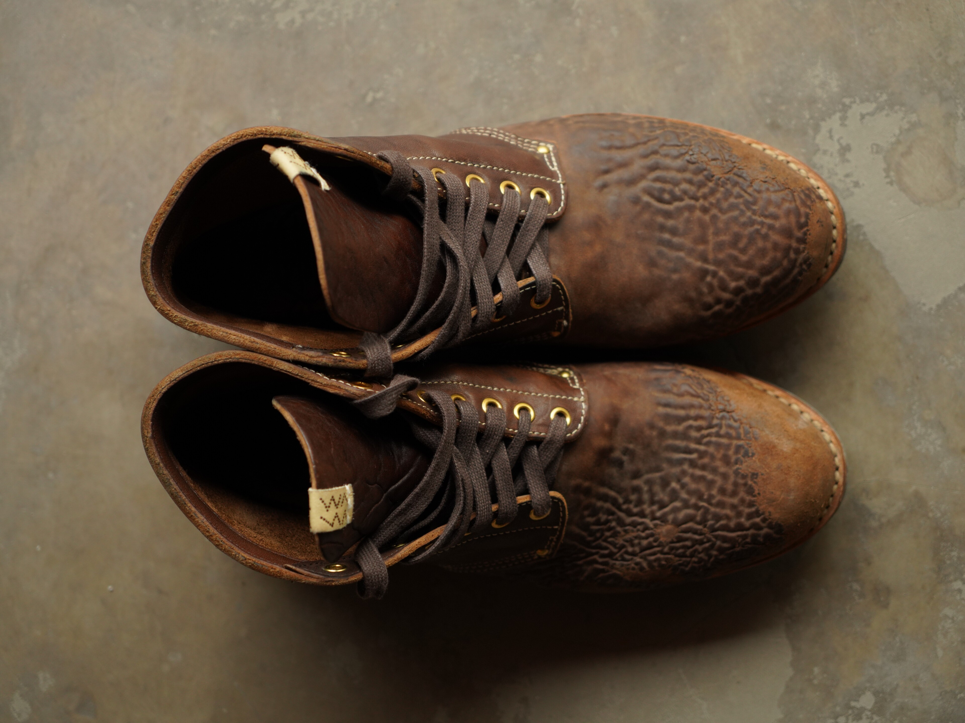 VISVIM 22AW Brigadier Boots Folk — back