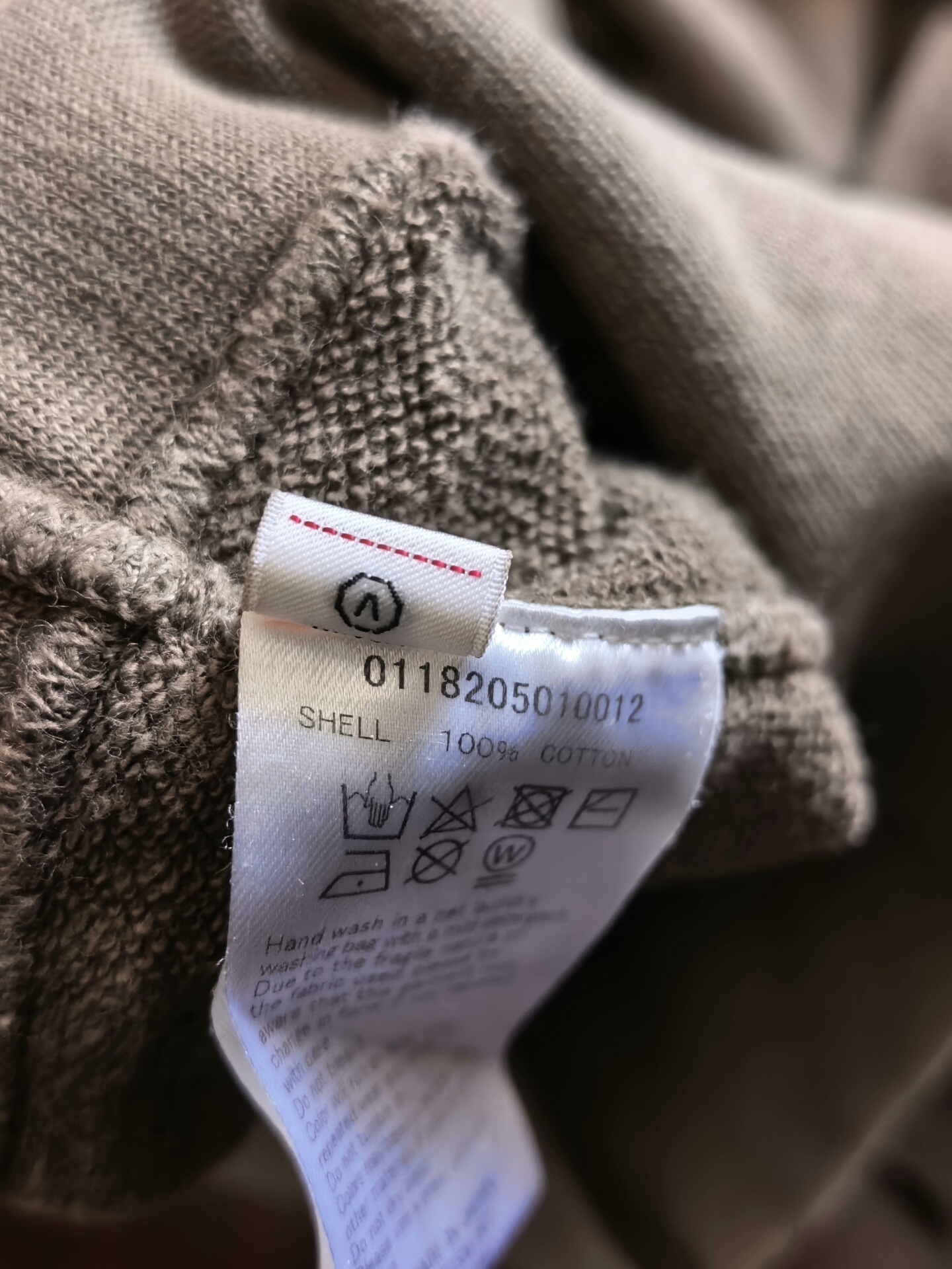VISVIM JUMBO HOODIE P.O. (N.D.) — label
