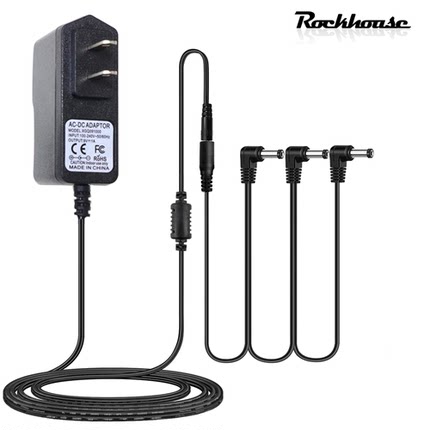 单块效果器电源适配器9V1A内负外正DC拓扑线 磁环降噪 音色干净