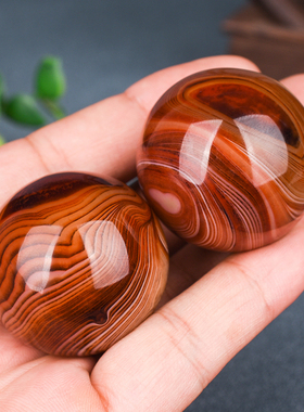 和田玉原石玛瑙手把件