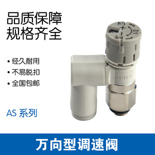 06SA 04AX 速度控制阀AS1301FS SMC型小型带刻度