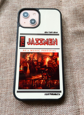 声物系jazz爵士海报创意系列原创实用窍门blues乐队吉他适用于全包苹果iphone17手机壳promax华为p405060