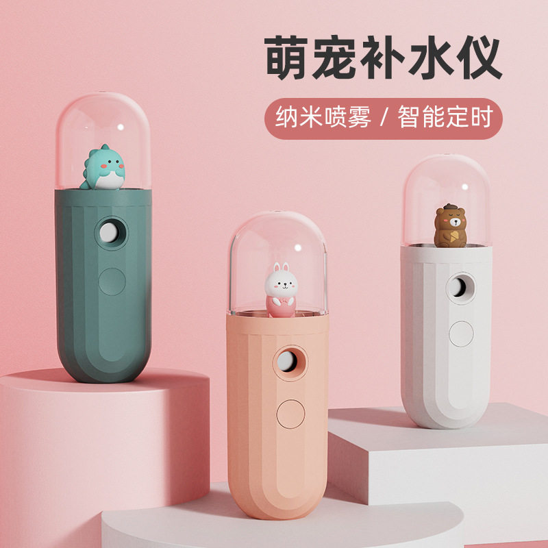 新款萌宠补水仪 USB充电手持喷雾仪/蒸脸仪