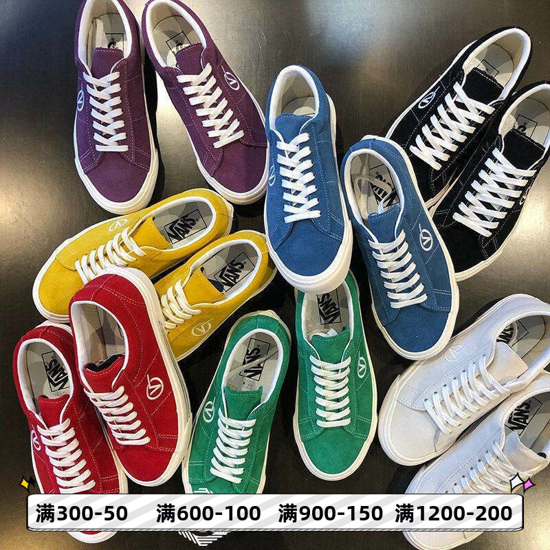 vans安纳海姆黑白低帮新款男女鞋