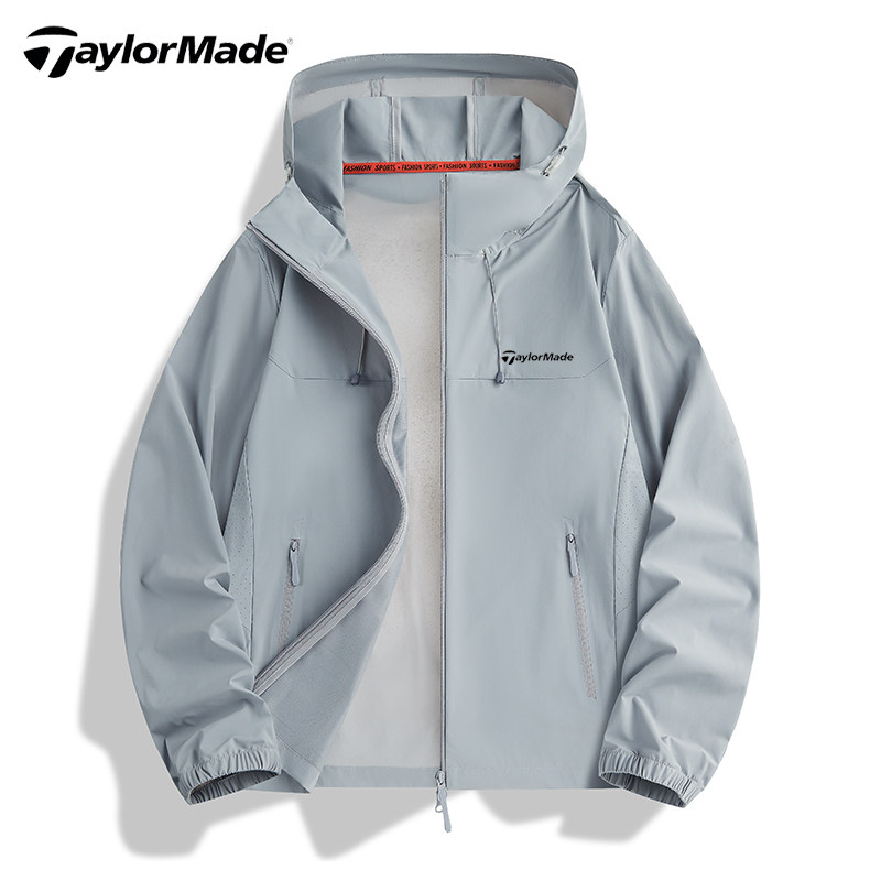 TaylorMade泰勒梅高尔夫服装新款防晒衣男防水防风女运动golf雨衣